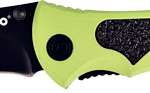 RUKO FOLDER 3.25" GREEN HANDLE - CLAMSHELL
