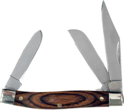 RUKO FOLDER 3.5" PAKKAWOOD - HANDLE CLAMSHELL