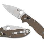 SPYDERCO MANIX 2 BRN CANVAS CPM