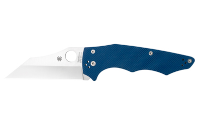 SPYDERCO YOJUMBO 3.98" BLU/SLV PLAIN