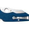 SPYDERCO YOJUMBO 3.98" BLU/SLV PLAIN