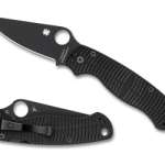 SPYDERCO PARA MILITARY 2 SALT BLK