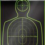 TRUGLO TRU-SEE REACTIVE TARGET - HANDGUNNER 12" X 18" 12-PACK