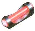TRUGLO SIGHT FAT BEAD 2.6MM - THREAD FIBER OPTIC RED