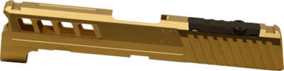 TRUE PRECISION SF HELLCAT PRO - SLIDE WRMS CUT & PLATE GOLDTIN