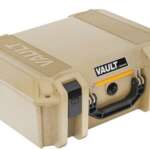 PELICAN VAULT V300 LARGE- - 5 PISTOL CSE PRE CUT FOAM TAN