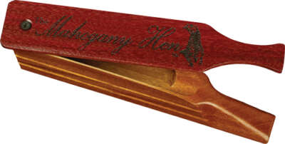 WOODHAVEN CUSTOM CALLS THE - MAHOGANY REAL HEN BOX CALL