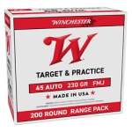 WIN USA TRGT 45ACP 230GR FMJ 200/600