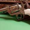 CIMARRON TEXAS RANGERS 45LC - PW FS 4.75" ENGRAVED NICKEL
