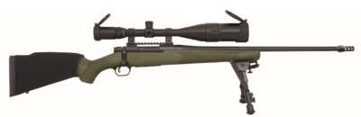 MOSSBERG PATRIOT 300WIN BL/ODG 24" SCPE