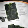 TRUGLO TRU-SEE REACTIVE TARGET - HANDGUNNER 12" X 18" 12-PACK