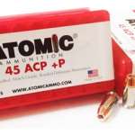 ATOMIC AMMO 45ACP +P - 185GR BONDED JHP 50-PACK