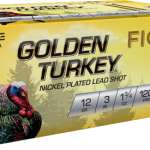 FIOCCHI GOLDEN TURKEY 12GA - 3" 1-3/4OZ #4 10RD 10BX/CS
