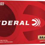 FEDERAL CHAMPION BRASS 9MM - 124GR FMJ 50RD 20BX/CS