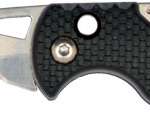 RUKO SPRING ASSIST FOLDER - 1.75" RESCUE KNIFE BLACK