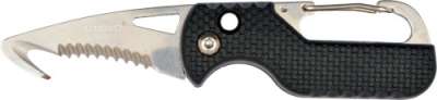 RUKO SPRING ASSIST FOLDER - 1.75" RESCUE KNIFE BLACK
